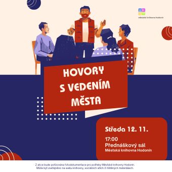 Nenechte si své názory a otázky jen pro sebe a přijďte si o nich popovídat a zeptat se na to, co vás zajímá.